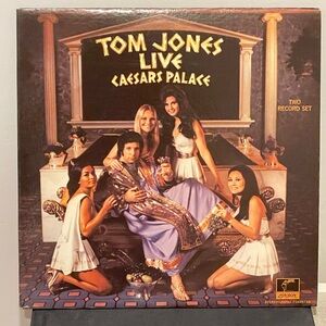 Tom Jones Live Caesars Palace double vinyl albums (1971)